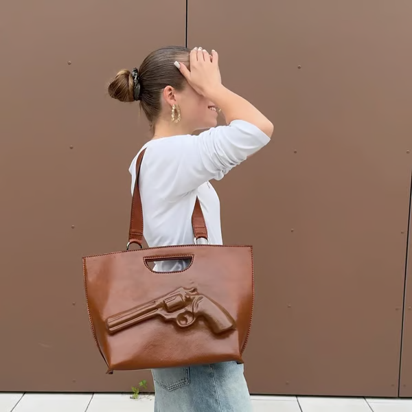 🔥Handcrafted Leather Creative Bag