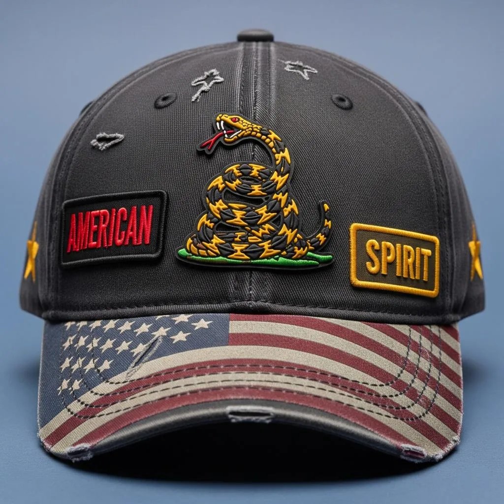 🔥Independence Day Early Promotion: Buy 2 Get 1 Free -"American Spirit" Gadsden Flag Baseball Cap – Don’t Tread On Me