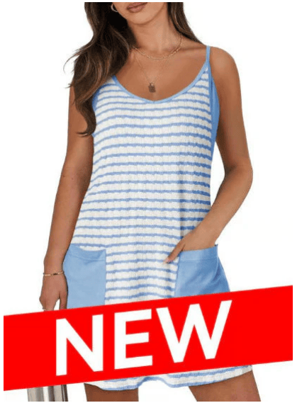 🔥👗Women's Sleeveless Summer Dress with Shorts