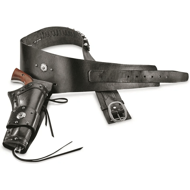 🔥Western Leather Cartridge Belt With Ammo Loops