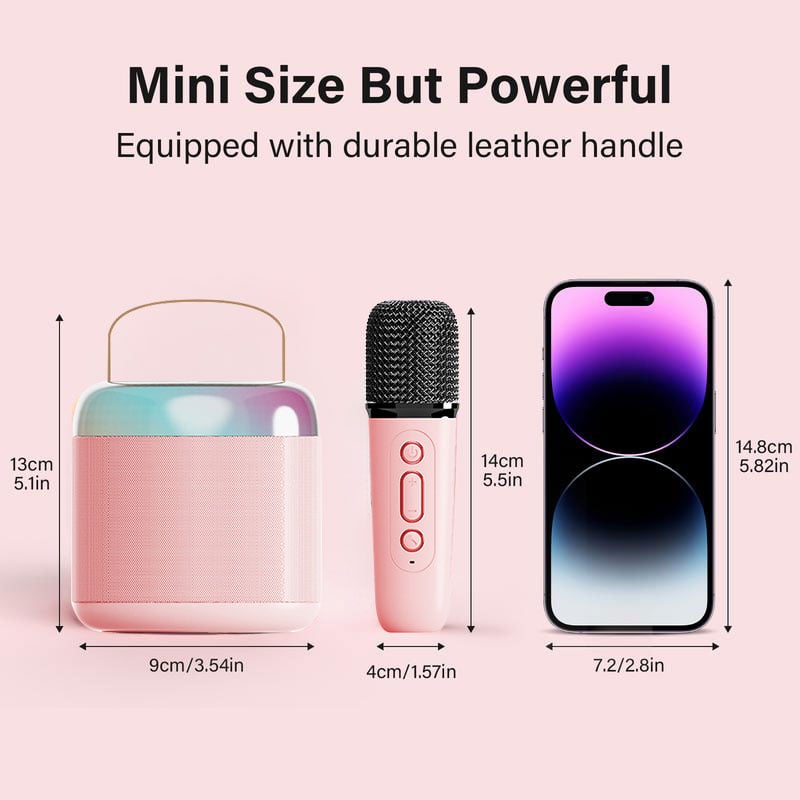 🎁Promotion 50% OFF🔥Mini Karaoke Machine with Wireless Microphones
