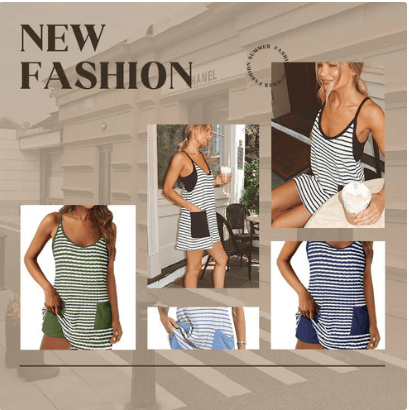 🔥👗Women's Sleeveless Summer Dress with Shorts