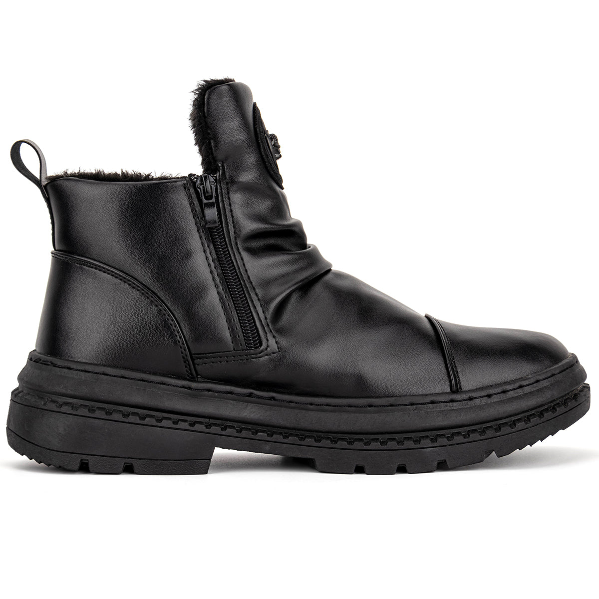 (⏰Last Day 70% OFF🔥)Men's Comfortable Leather Motorcycle Boots Work Boots Waterproof Anti-Slip Anti-Sprain(💯Specialized Boots For Tournaments)